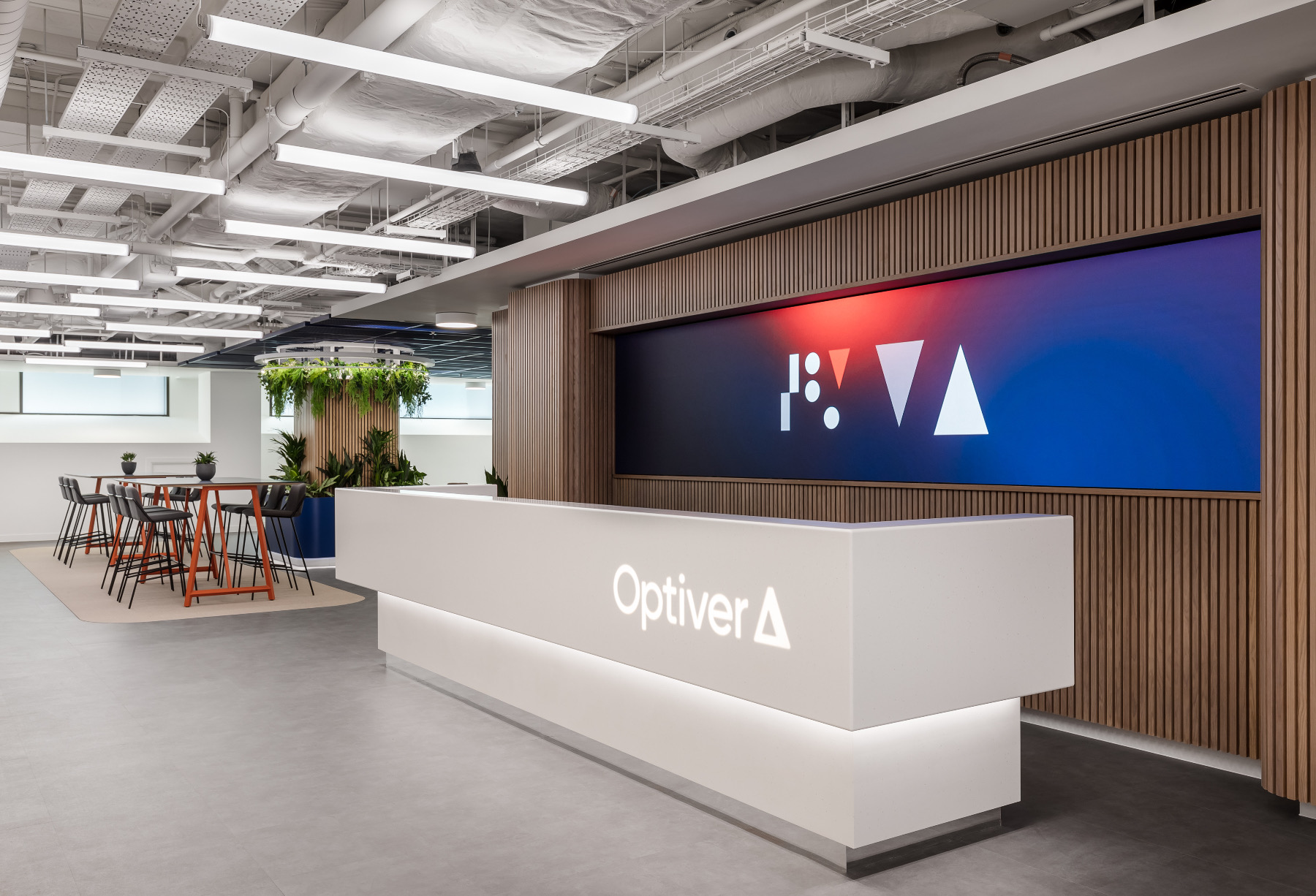 Optiver office lobby